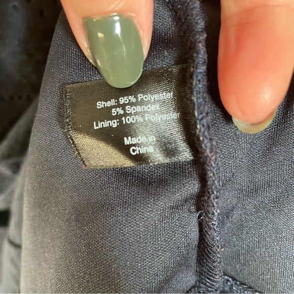 Lane Bryant Women’s Blue Peasant Eyelet Short Puff Sleeve Top Shirt Size 26/28 - Picture 10 of 10